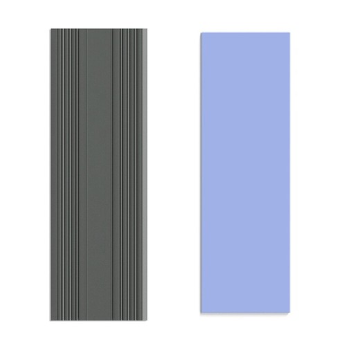 Heatsink Aluminum for M.2 Cooling Cooler Heat Sink Heat Thermal Pad for NVME PC - Photo 9/10