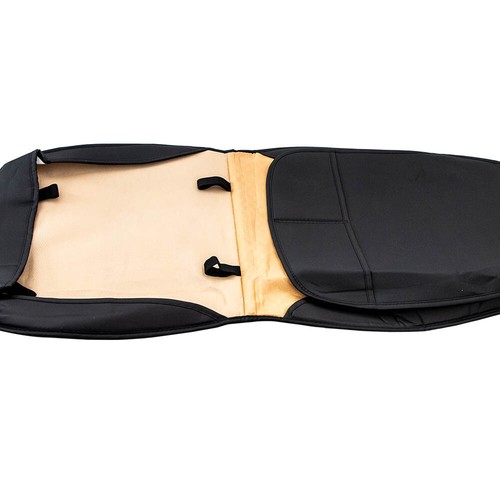 Juego de 2 fundas protectoras de cuero para asiento interior delantero y trasero para Toyota - Imagen 4 de 10