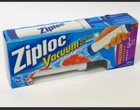 Ziploc Vacuum Starter Kit - Includes 1 Pump and 3 Quart Size Bags
