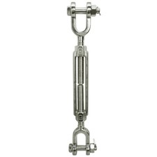 1/2'' x 6'' JAW JAW Turnbuckle Pulley Swivel Hoist 316 Stainless Steel Marine