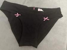 True Vintage Victoria  s Secret PINK Collection Extra Low Rise Bikini Panty black