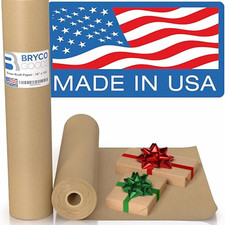 18" X 1200" Brown Kraft Packing Paper - USA Made - Versatile for Different Arts