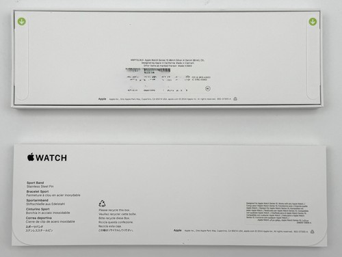 Apple Watch Series 10 (GPS + Cellular) - 46 mm - Boîtier en aluminium argenté avec denim - Photo 5 sur 8