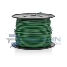 12 AWG Copper Solid Wire 500' FT Roll THHN/THWN 600 Volt UL Listed - Green
