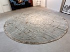 Fine Handknotted, Silk &Wool, Contemporary, Modern Rare Circular Rug 10’
