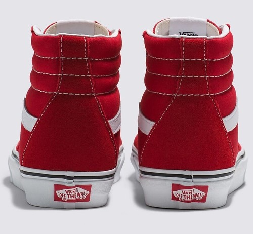 Vans Red Unisex Sk8-Hi Shoe 11.5M/13W - Brand New in Box - Picture 5 of 5