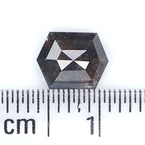 1.12 CT Natural Loose Hexagon Shape Diamond 7.10 MM Brown Color Diamond LQ2416 - Picture 7 of 8