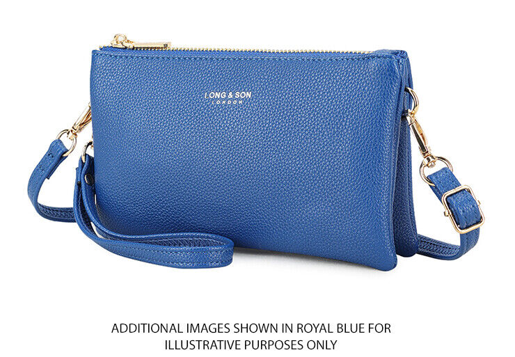Ladies Small Clutch Bag Large Purse Card Holder Long Wallet Cross Body Handbag - Picture 410 of 909