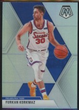 2019-20 Panini Mosaic Furkan Korkmaz Silver Prizm Philadelphia 76ers #199