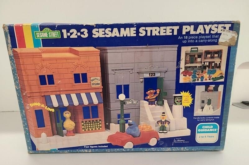 123 セサミストリート プレイセット　ビンテージ PLAYSKOOL SESAME STREET PLAYSET 1-2-3 VINTAGE #139 PLAYSET W