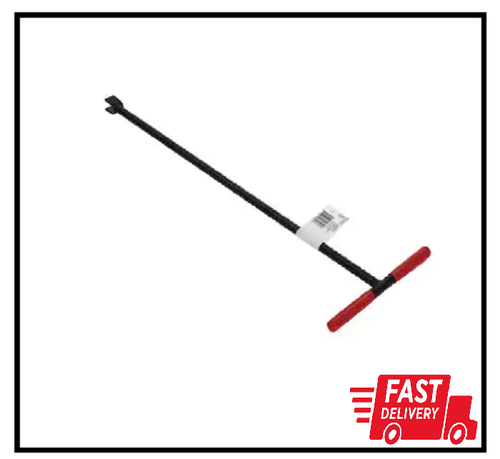 28 Inch Solid Steel Water Meter Valve Key with Grips Water Main Shut Off Tool - Picture 2 of 2