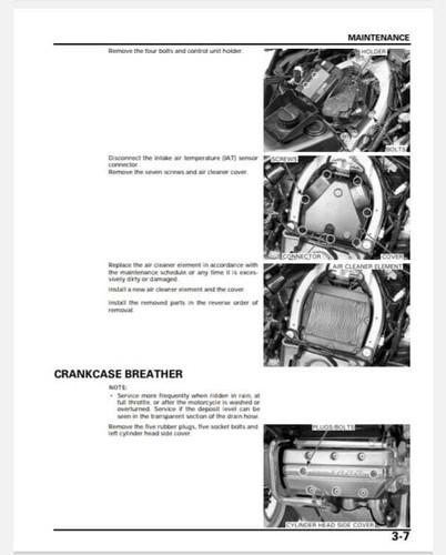 HONDA GL1800 2001 - 2010 GOLD WING WORKSHOP REPAIR SERVICE MANUAL | PDF File - Picture 7 of 14