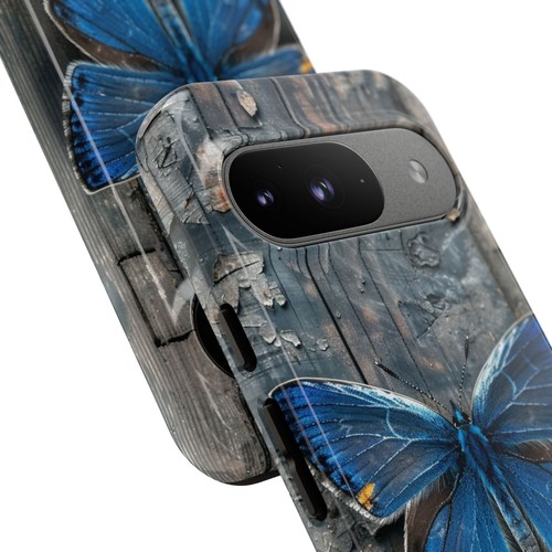 For iPhone | Samsung Galaxy | Pixel Phone Case - Blue Butterfly - 第 234/254 張圖片