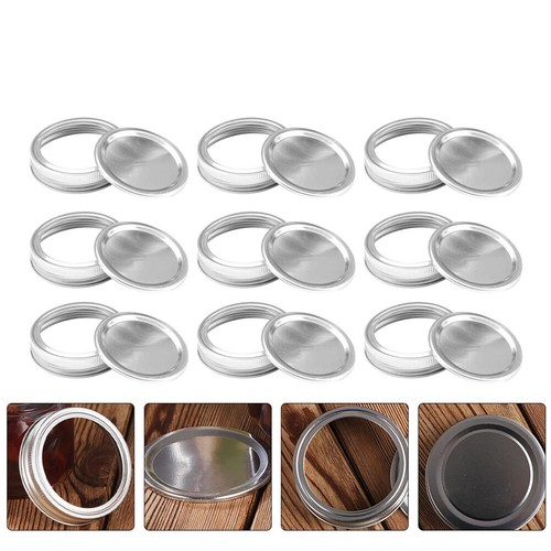 10Pcs Reusable Canning Lids Practical Jar Covers Multipurpose Jar Lids - Picture 5 of 12