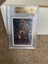 2003 Topps Chrome Lebron james Rookie BGS 9.5 True Gem