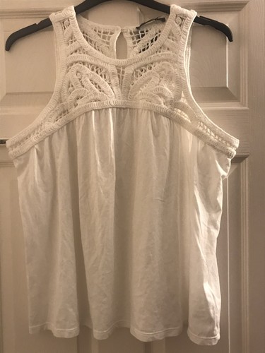 Lovely Ladies White Top Per Una Size 16 New