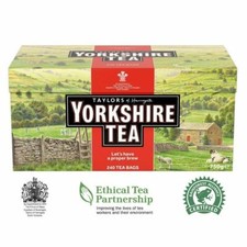 Taylors Of Harrogate Yorkshire Tea Teabags 210 Pack Tea Bag Brand New 0.10 per strip