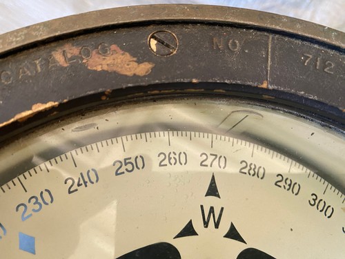 RARE US Navy Ship WWII WW2 1944 Compass Lionel Corp Good Condition - Picture 6 of 7