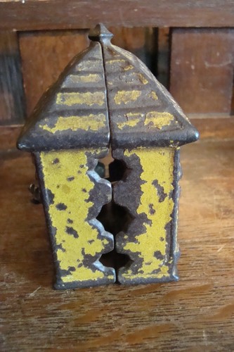 RARA antica banca in ghisa in miniatura-risparmio casa-pat marzo 1891 - Foto 2 di 7