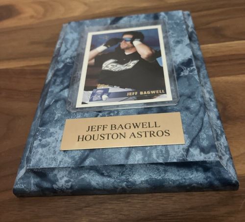 With Plaque 1996 - #380 Jeff Bagwell Houston Astros - Picture 10 of 13