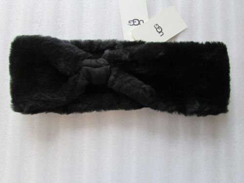 UGG archetto fiocco pelle di pecora shearling nero nuovo - Foto 7 di 13