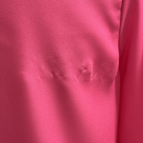 J Crew Womens XS Hot Pink Blouse Top Long Button Sleeve Wrist Key Hole Barbie - Bild 3 von 9