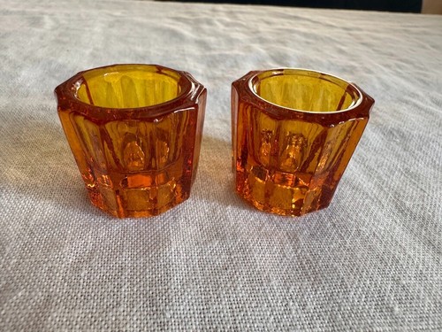 2 Stück Braunglas Dappen Schale für Dental, Tattoo oder Nagel Spa 1" mal 1"