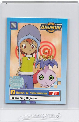 SORA & YOKOMON 6 of 34 - STAMPED NON-FOIL - Series 1 DIGIMON Upper Deck - NM - Bild 1 von 2