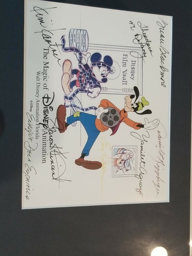 DISNEY MGM STUDIO - GOOFY - "IT'S A WRAP" FRAMED CEL + SIGNED POSTCARD  - Picture 5 of 8