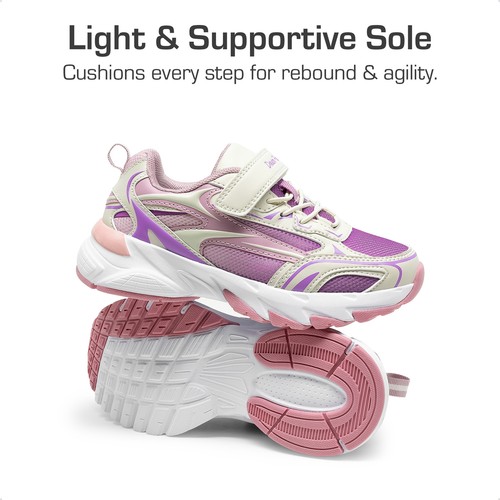 Boys Girls Kids Tennis Athletic Running Walking Sneakers for Little/Big Kid - Picture 18 of 26