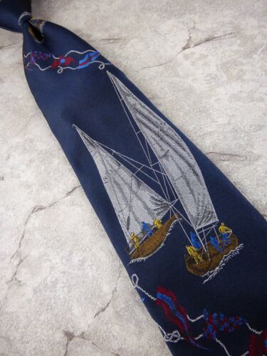 Brooks Brothers Silk Tie - Archival Collection Sail Boat NWT USA $149 NEW - Picture 7 of 12