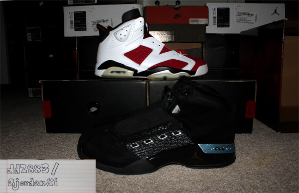 Nike air jordan 17 6 collezione pack 323939-991 pdc dmp vi, xvii, carmine Nike air jordan 17 6 collezione pack 323939-991 pdc dmp vi, xvii, carmine