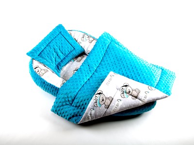 SET Babynest Kissen Bettdecke Schlafnest für Babys Babynestchen kokon Minky.