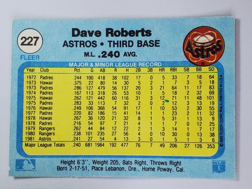 You Pick Your Cards ⚾ 1982 Fleer 1-385 ⚾ Baseball Set Builder card ⚾ - Picture 304 of 511