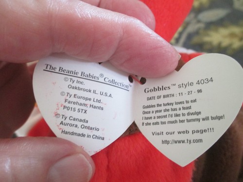 TY Gobble the Turkey MWMT Rare Korean Market - Picture 5 of 9