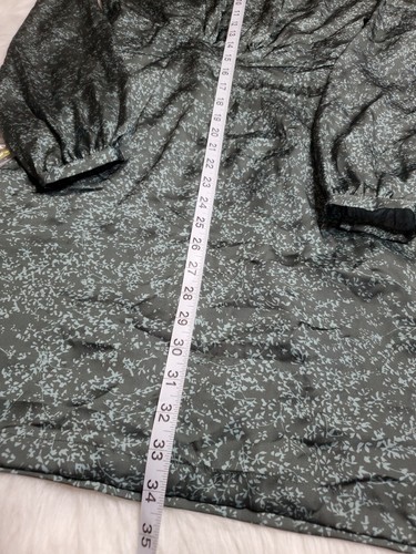Vestido Gianni Bini Nuevo con etiquetas para mujer verde hoja difícil manga larga - Imagen 5 de 12