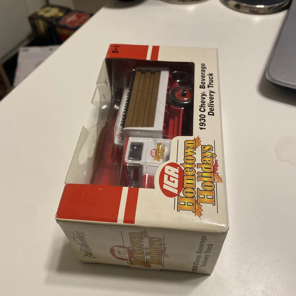 ERTL 1/43 Scale 1930 Chevy IGA Hometown Holidays Beverage Delivery Truck-NIB - Image 2 of 4