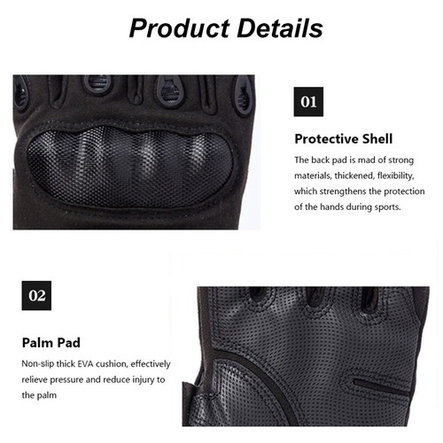 Tactical Half Finger Gloves Outdoor Sports Military Combat Duty Gear Fingerless - Picture 7 of 14