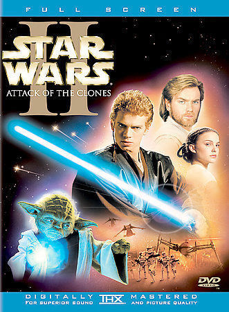 Star Wars Episodio II: L'attacco dei cloni (DVD, 2002, set di 2 dischi, full frame) - Foto 1 di 1