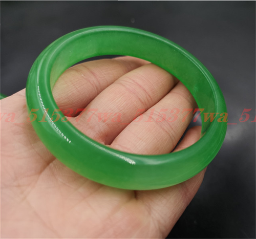Brazalete Brazalete Tradicional Chino Jadeíta Jade Verde 56-64mm Joyería Mujer - Imagen 3 de 24