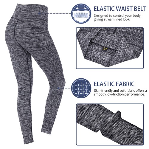 Womens Seamless High Waist Running Leggings Workout Push Up Stretchy Yoga Pants - Picture 3 of 27