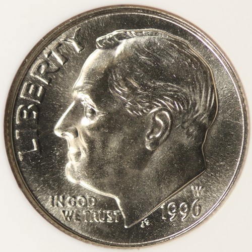 Moneda de diez centavos Roosevelt 1996-W 10c NGC MS67 - Imagen 3 de 4