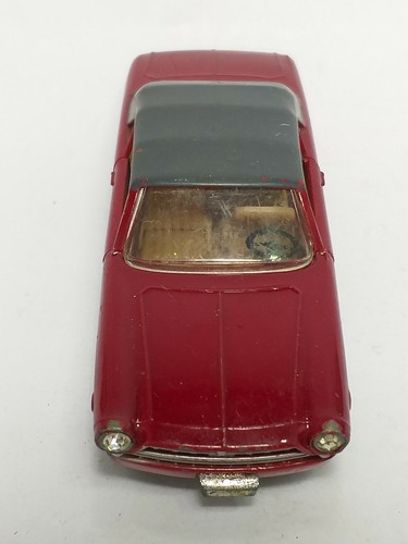 RARE Vintage 1/43 SOLIDO Red FIAT 2300/S CABRIOLET GHIA Ref.133 - Picture 5 of 12