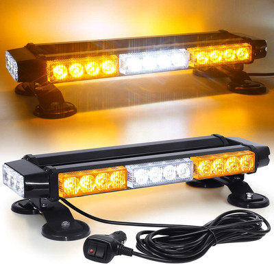 LED Strobe Flashing Light Bar Double Side Emergency Hazard Warning Lighting Bar 
