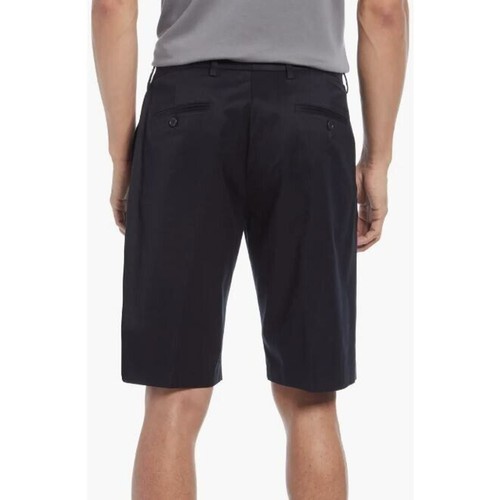 Nordstrom Mens Shop Non-Iron Stretch Athletic Fit Cotton Shorts in Black 38 $60 - Picture 3 of 7