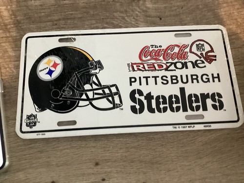Steelers Red zone Coca-Cola ,Pittsburgh License Plate - Bild 7 von 10