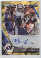 2021 Panini Prizm Draft Picks Gold Ice Matt Bushman #DPA-MAT Auto