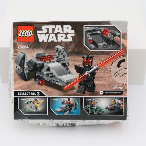 LEGO Star Wars 75224 Sith Infiltrator Microfighter – Darth Maul Spaceship Rare - Picture 4 of 12