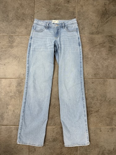 Abercrombie Kids Girls 13/14 Long Low Rise Baggy Jeans Great Look! - Picture 3 of 13