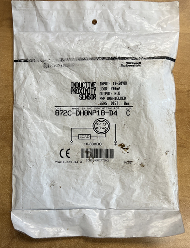 Allen Bradley 872C-DH8NP18-D4 Inductive Proximity Switch *New in Bag* - Picture 5 of 5